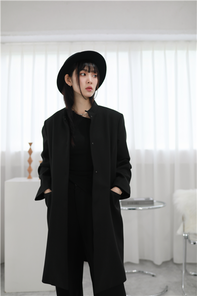 立領長版西外