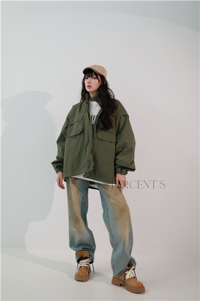 可拆袖縮口軍外